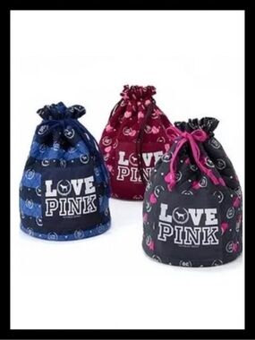 💕ⓅⒾⓃⓀ ⓋⓈ RARE/HTF/VINTAGE Monogram Drawstring Bag💕